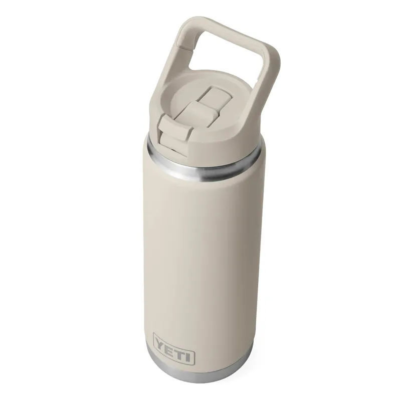 Yeti Rambler 26oz Straw Bottle Caper Taupe-3