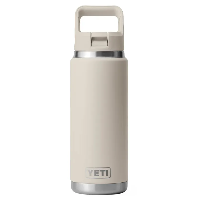 Yeti Rambler 26oz Straw Bottle Caper Taupe