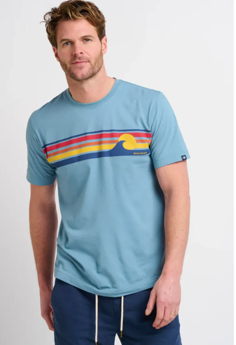 Brakeburn Retro Stripe Wave Tee S