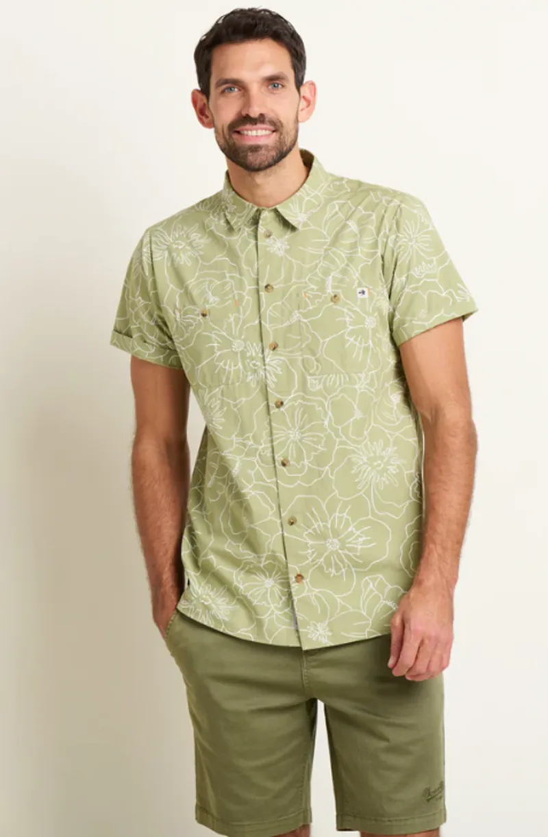 Brakeburn Linear Floral Shirt