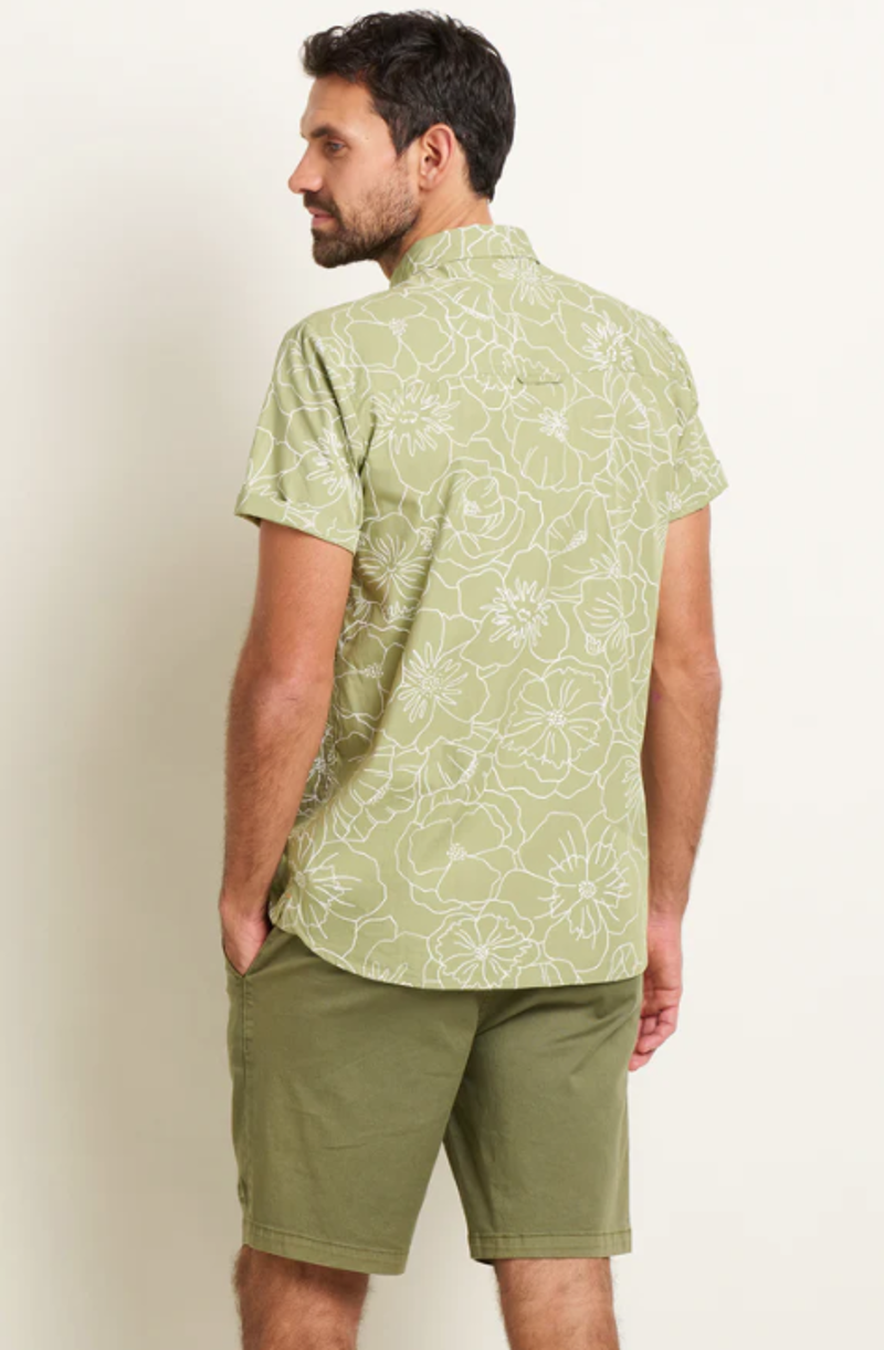 Brakeburn Linear Floral Shirt-1