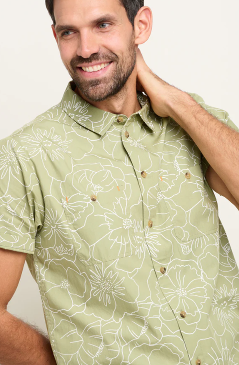 Brakeburn Linear Floral Shirt-2
