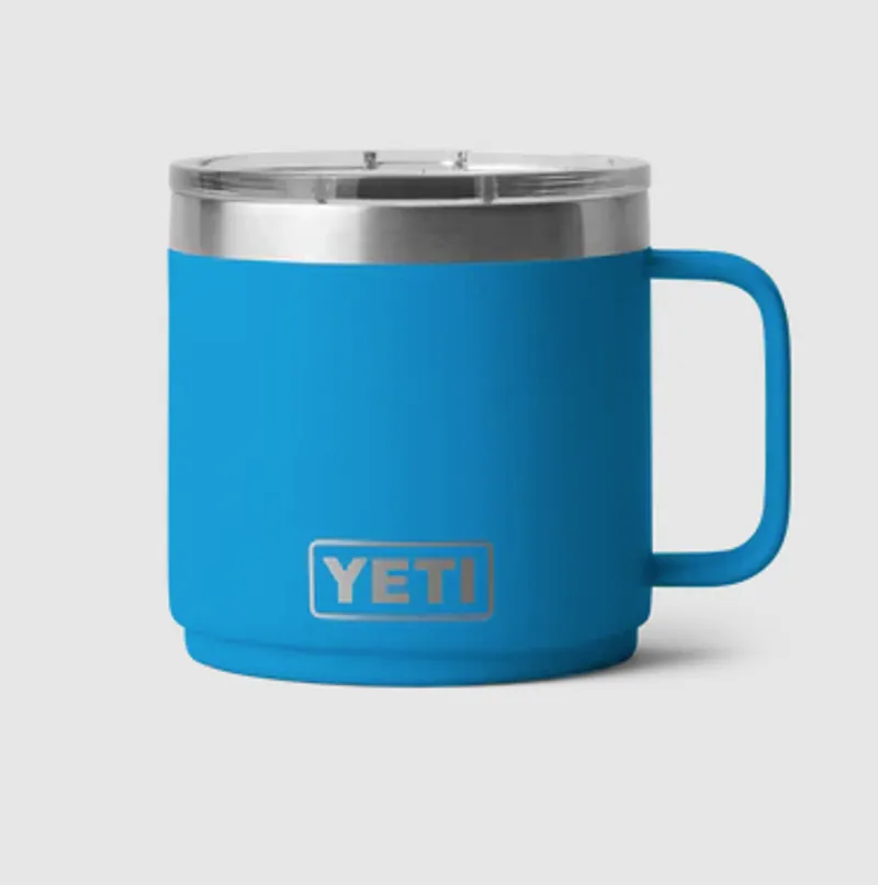 YETI RAMBLER 14 OZ MUG - Big Wave Blue