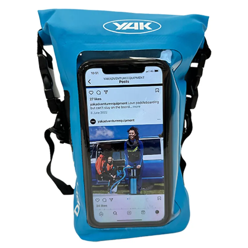 Yak Blue Dry Phone Pouch